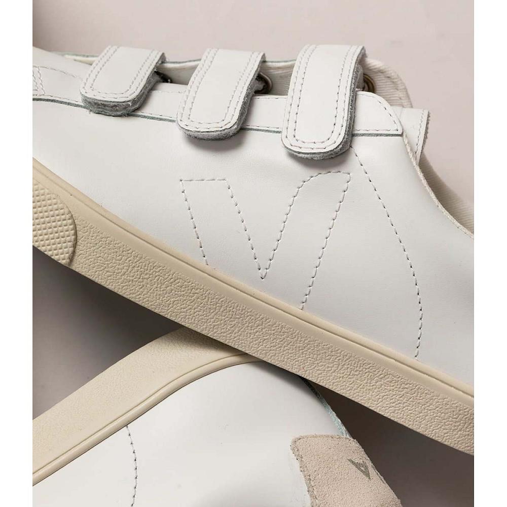 Veja 3-LOCK LEATHER Sneakers Dames Wit | NL 613BEX